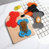 Bone Silicone Licking Dog Slow Food Mat