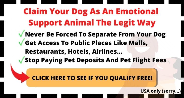 ad for emotional support dog service